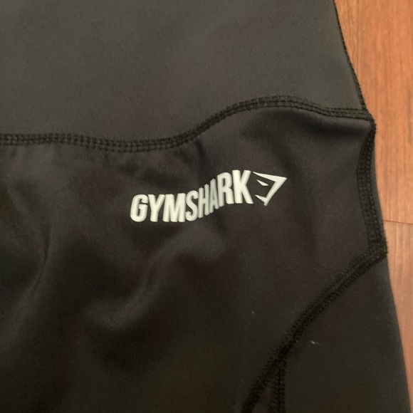 Gymshark black high waisted leggings mesh cutout - Picture 3 of 7